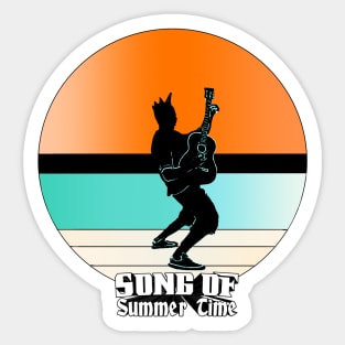 Song of summer time Sticker